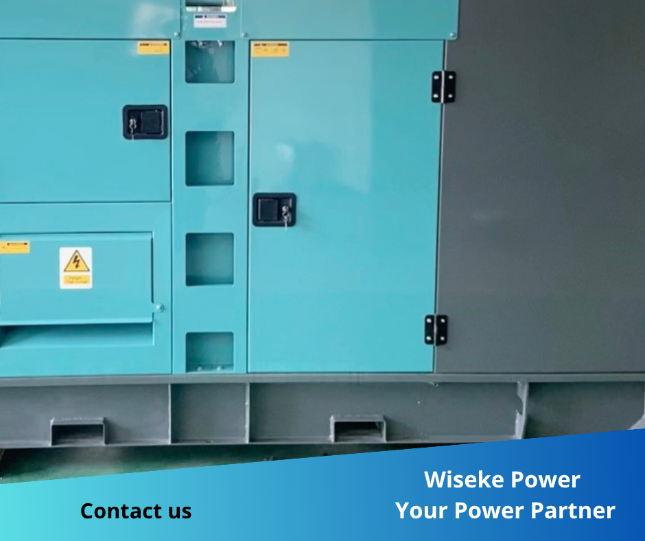 Silent type diesel generator with folklift pocket-Wiseke Power