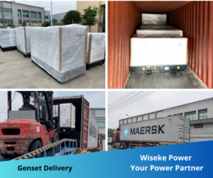8 units silent type genset delivered